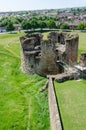 The ruins of Flint Castle