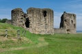 The ruins of Flint Castle Royalty Free Stock Photo