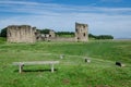 The ruins of Flint Castle Royalty Free Stock Photo