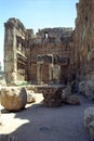 Ruins of the former city of Heliopolis, the city of God Baal, Ba Royalty Free Stock Photo