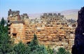 Ruins of the former city of Heliopolis, the city of God Baal, Ba Royalty Free Stock Photo