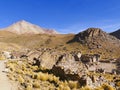 Ruins of a former mining town Pueblo Fantasma