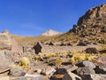 Ruins of a former mining town Pueblo Fantasma