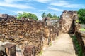 Ruins of former penal colony at Ile Royale Royalty Free Stock Photo