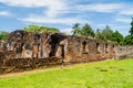 Ruins of former penal colony at Ile Royale Royalty Free Stock Photo