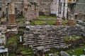 Ruins of Foro di Traiano, in Rome, Italy. Royalty Free Stock Photo