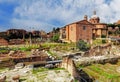 Rome - Ruins Foro Romano Royalty Free Stock Photo