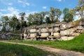 Ruins of Fort XIII San Rideau in Przemysl, Poland Royalty Free Stock Photo