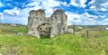 Ruins of fortification in Ukraine Royalty Free Stock Photo