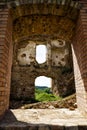 ruins of a fortress in Europe Royalty Free Stock Photo
