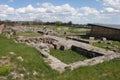 Ruins of the fortress of the First Bulgarian capital - Pliska