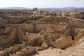 Ruins of the fortress of Herod, the Great, Herodium, Palestine Royalty Free Stock Photo