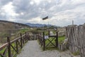 Ruins of Fortress Kaleto at town of Mezdra, Bulgaria