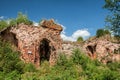 Ruins in fortress of Oreshek, Russia Royalty Free Stock Photo