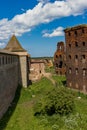 The ruins of the fortress Shlisselburg Royalty Free Stock Photo