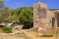 Ruins of the fortress in Tossa de Mar, Spain