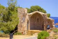 Ruins of the fortress in Tossa de Mar, Spain