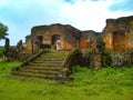 Ruins of French colonial architecture Royalty Free Stock Photo