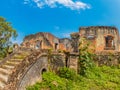 French Colonial Ruin. Muang Khoun, Laos Royalty Free Stock Photo