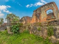 French Colonial Ruin. Muang Khoun, Laos Royalty Free Stock Photo