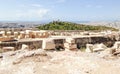 Ruins in front of Athens Scenery Royalty Free Stock Photo