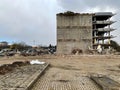 Ruins in Front of elecommunication tower Nuremberg