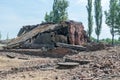 Ruins of Gas Chamber and Crematorium II at Auschwitz-Birkenau, Former German Nazi Concentration and Extermination Camp