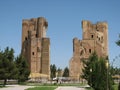 Ruins gate Ak-Sarai palace in Shakhrisabz, Uzbekistan Royalty Free Stock Photo