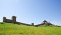 Ruins of The Genoa Fortress in Sudak Royalty Free Stock Photo