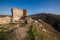 Ruins of Genoese Cembalo fortress. Balaklava, Crimea