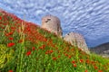 The ruins of the Genoese fortress Royalty Free Stock Photo