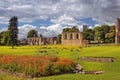 Ruins of Glastonbury Abbey, Somerset, England Royalty Free Stock Photo