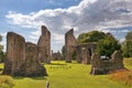 Ruins of Glastonbury Abbey, Somerset, England Royalty Free Stock Photo