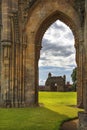 Ruins of Glastonbury Abbey, Somerset, England Royalty Free Stock Photo