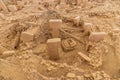 Ruins of Gobekli Tepe archaeological site, Turk Royalty Free Stock Photo