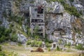 Ruins in Golubac, Serbia Royalty Free Stock Photo