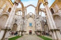 Ruins of the Gothic Church of Our Lady of Mount Carmel Igreja do Carmo, Lisbon, Portugal