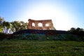 The Ruins of gothic church from 14/15th centur in Trzesacz, Poland