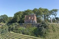 Ruins of gothic church from 14/15th century located in Trzesacz near the Baltic Sea.