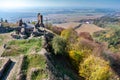 Ruins of gothic medieval castle Lichnice, Iron Mountains, Pardubice region, Czech republic Royalty Free Stock Photo