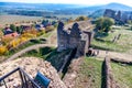 Ruins of gothic medieval castle Lichnice, Iron Mountains, Pardubice region, Czech republic Royalty Free Stock Photo