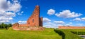 Ruins of the gothic Teutonic castle in Radzyn Chelminski, Poland, Europe