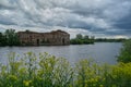 Ruins of a granary on the Narew river, a strategic historic project