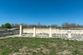 Ruins of The Great Basilica near The capital city of the First Bulgarian Empire Pliska, Bulgaria