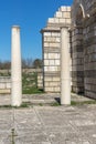 Ruins of The Great Basilica near The capital city of the First Bulgarian Empire Pliska, Bulgaria