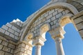 Ruins of The Great Basilica of Pliska, Bulgaria Royalty Free Stock Photo