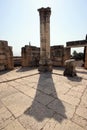 Ruins of the great synagogue of Capernaum, Israel Royalty Free Stock Photo