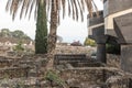 Ruins of the great synagogue of Capernaum Royalty Free Stock Photo