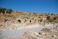 Ruins of greek city Ephesus Royalty Free Stock Photo