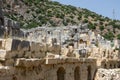 Ruins of the Greek-Roman amphitheatre of the ancient city of Myra in Demre, Antalya Province, Turkey Royalty Free Stock Photo